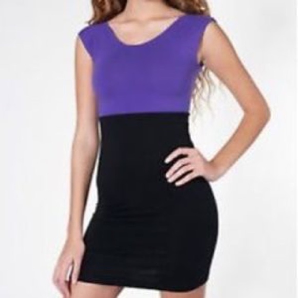 American Apparel colorblock dress